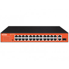 WI-PS526GH Wi-Tek 24 портовый неуправляемый коммутатор с функцией PoE