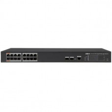 DH-PFS4218-16GT-190 16-портовый управляемый PoE коммутатор