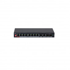 DH-PFS3210-8ET2GF-96 10-портовый неуправляемый коммутатор PoE
