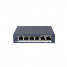DS-3E1506P-EI Hikvision 4-портовый PoE-Коммутатор