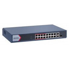 Hikvision DS-3E1318P-EI/M Коммутатор 16-портовый PoE Hikvision DS-3E1318P-EI/M Коммутатор 16-портовый PoE