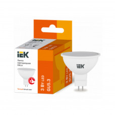 LLE-MR16-3-230-30-GU5 IEK Лампа светодиодная MR16 софит 3Вт 230В 3000К GU5.3 IEK