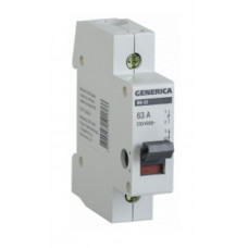 MNV15-1-063 IEK Выключатель нагрузки (мини-рубильник) ВН-32 1Р 63А GENERICA