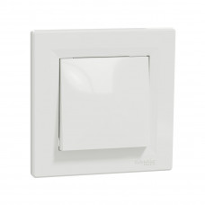 Выключатель одноклавишный SE EPH0100121 Asfora 10AX в сборе быстрозажим. клеммы белый Выключатель одноклавишный SE EPH0100121 Asfora 10AX в сборе быстрозажим. клеммы белый