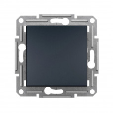 Выключатель одноклавишный SE EPH0100171 Asfora 10AX антрацит Выключатель одноклавишный SE EPH0100171 Asfora 10AX антрацит