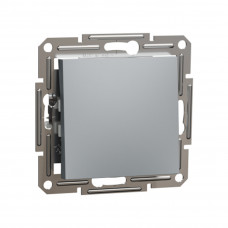 Выключатель 1 клавишный SE EPH0500162 Asfora перекрестный механизм сталь Выключатель 1 клавишный SE EPH0500162 Asfora перекрестный механизм сталь