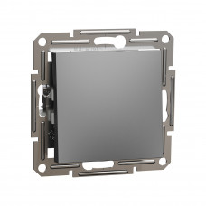 Выключатель одноклавишный перекрестный SE EPH0500171 Asfora антрацит Выключатель одноклавишный перекрестный SE EPH0500171 Asfora антрацит