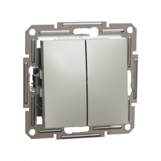 Выключатель 2х клавишный SE EPH0600169 Asfora проходной механизм бронза Выключатель 2х клавишный SE EPH0600169 Asfora проходной механизм бронза