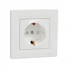 Розетка с заземлением со шторками SE EPH2900221 Asfora 16А в сборе винт. клеммы белый Розетка с заземлением со шторками SE EPH2900221 Asfora 16А в сборе винт. клеммы белый