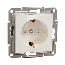 Розетка с заземлением со шторками SE EPH2970223 Asfora 16А механизм винт. Клеммы кремовый Розетка с заземлением со шторками SE EPH2970223 Asfora 16А механизм винт. Клеммы кремовый