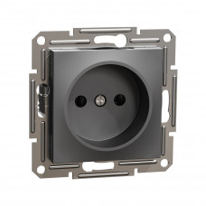 Розетка без заземления SE EPH3000171 Asfora механизм антрацит Розетка без заземления SE EPH3000171 Asfora механизм антрацит