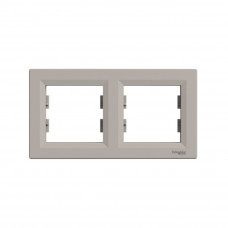 Рамка горизонтальная SE EPH5800269 Asfora 2 постовая бронза