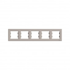 Рамка горизонтальная SE EPH5800569 Asfora 5 постовая бронза