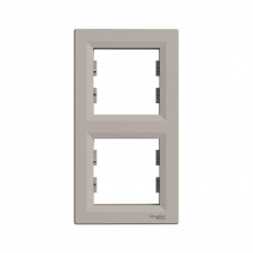 Рамка вертикальная SE EPH5810269 Asfora 2 постовая бронза