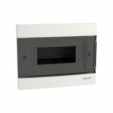 Щит встроенный SE EZ9EUA108 8 модулей дымчатая дверь