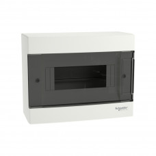 Щит навесной SE EZ9EUC108 8 модулей дымчатая дверь