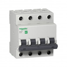 Автоматический выключатель SE EZ9F34410 EASY 9 4П 10А С 4.5кА 400В Автоматический выключатель SE EZ9F34410 EASY 9 4П 10А С 4.5кА 400В