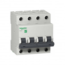 Автоматический выключатель SE EZ9F34420 EASY 9 4П 20А С 4.5кА 400В Автоматический выключатель SE EZ9F34420 EASY 9 4П 20А С 4.5кА 400В