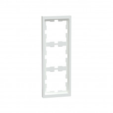 Рамка MERTEN MTN4030-6535 D-Life 3 постовая белый лотос