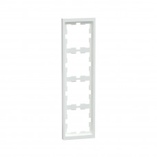 Рамка MERTEN MTN4040-6535 D-Life 4 постовая белый лотос