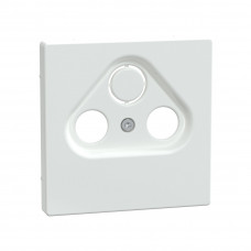 Центральная накладка MERTEN MTN4123-6035 D-Life TV розетки, 2/3 отверстий белый лотос Центральная накладка MERTEN MTN4123-6035 D-Life TV розетки, 2/3 отверстий белый лотос