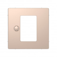 Центральная накладка MERTEN MTN5775-6051 D-Life для сенсорного термостата шампань