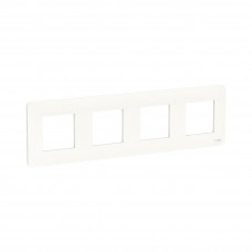 Рамка SE NU200818 Unica Studio 4 постовая белый