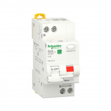 Дифференциальный автоматический выключатель SE АВДТ 1P+N С 16А 6 kA 30мА АС Дифференциальный автоматический выключатель SE АВДТ 1P+N С 16А 6 kA 30мА АС