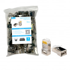 RJ45-1UF-6 EVO Коннектор FTP 1U (100 штук в упаковке)