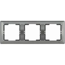 EMB30-K95 IEK Рамка 3-местная горизонтальная РГ-3-БА BOLERO