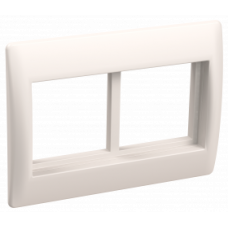 CKK-40D-RSU4-075-K01 IEK Рамка и суппорт для кабель-канала ПРАЙМЕР на 4 модуля 75мм белые