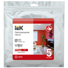 LSR1-6-060-65-3-05 IEK Лента светодиодная 5м LSR-2835R60-4,8-IP65-12В IEK