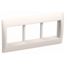 CKK-40D-RSU6-075-K01 IEK Рамка и суппорт для кабель-канала ПРАЙМЕР на 6 модулей 75мм белые