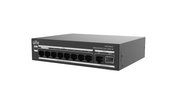 Uniview 9-ти портовый PoE коммутатор