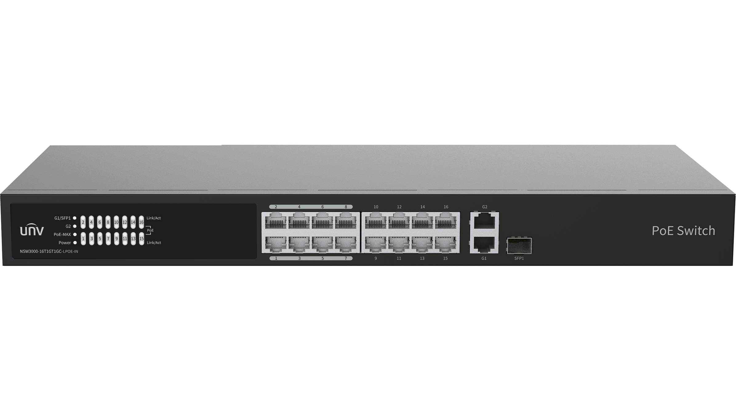 Uniview PoE коммутатор с облачным управлением