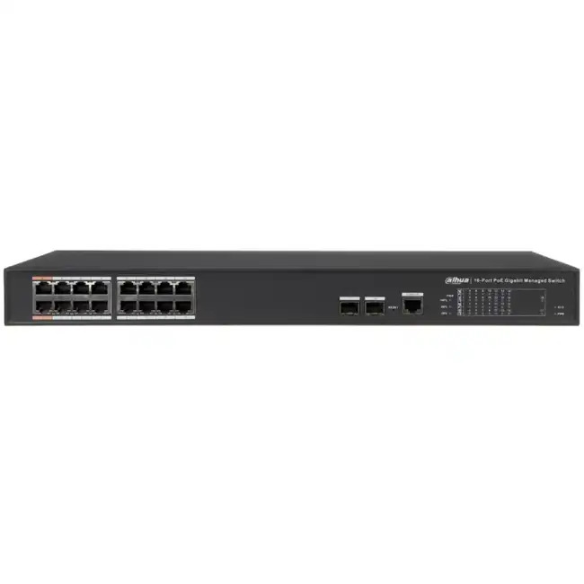 Dahua 16-портовый управляемый PoE коммутатор