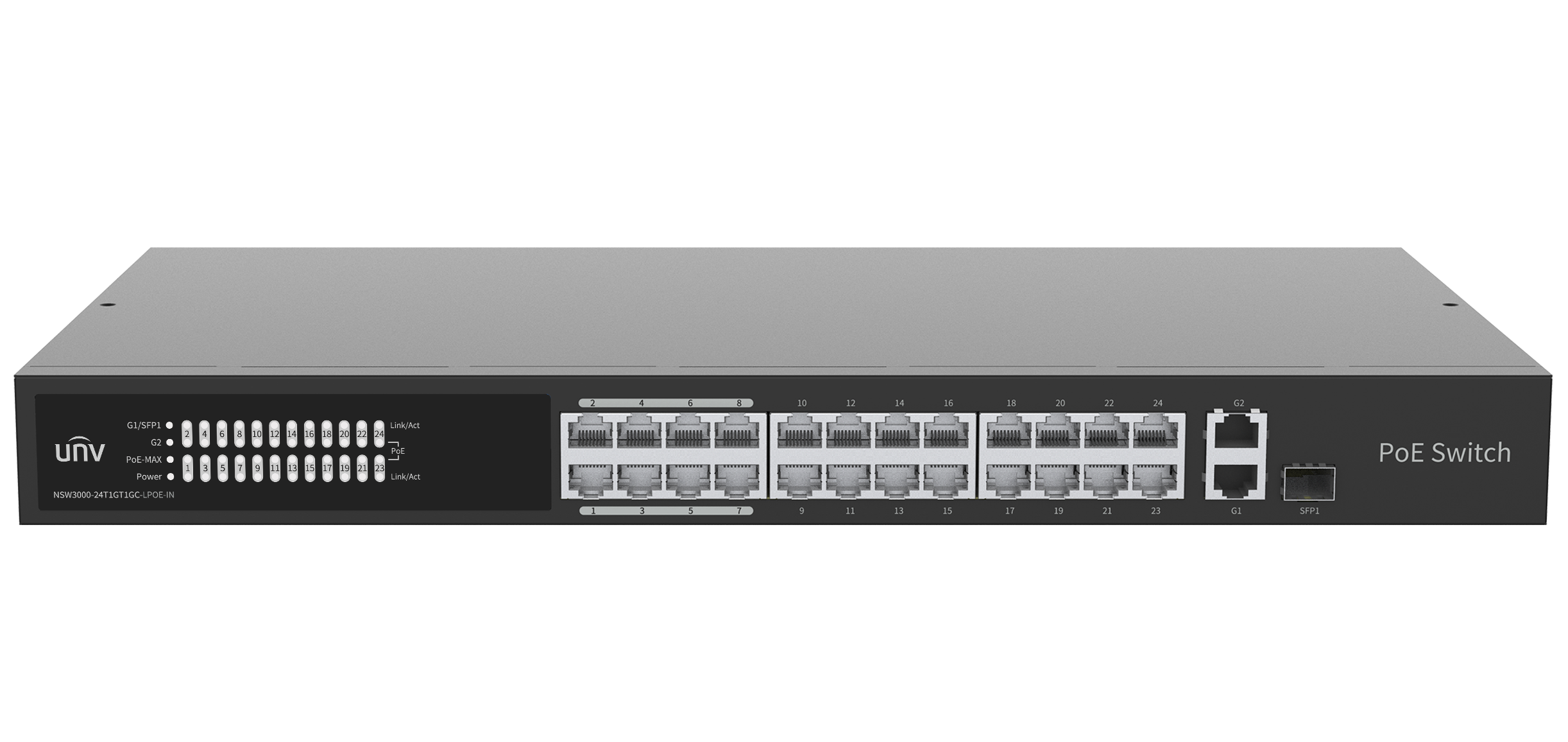 Uniview PoE коммутатор с облачным управлением