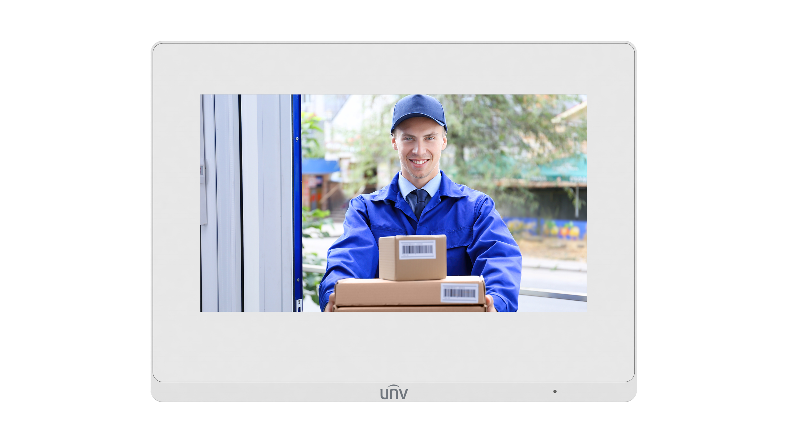 Uniview Настенная 7-дюймовая внутренняя станция (белая, Wi-Fi)