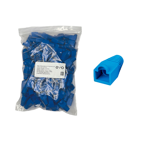 EVO Колпачки RJ45 Cat5/Cat6 (100 шт/пакет)