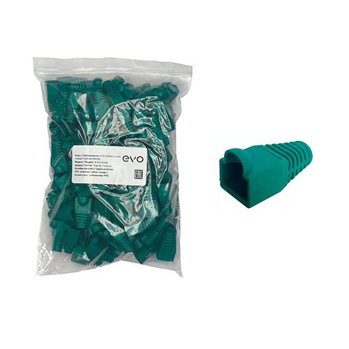 EVO Колпачки RJ45 Cat5/Cat6 (100 шт/пакет)