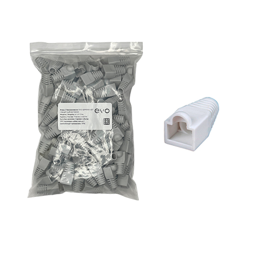 EVO Колпачки RJ45 Cat5/Cat6 (100 шт/пакет)