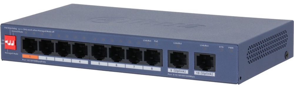 Dahua Коммутатор Dahua DH-CS4010-8ET2GT-60