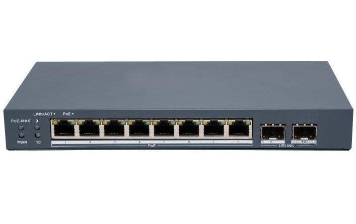 Hikvision Коммутатор Hikvision DS-3E1510P-EI/M-8P2F
