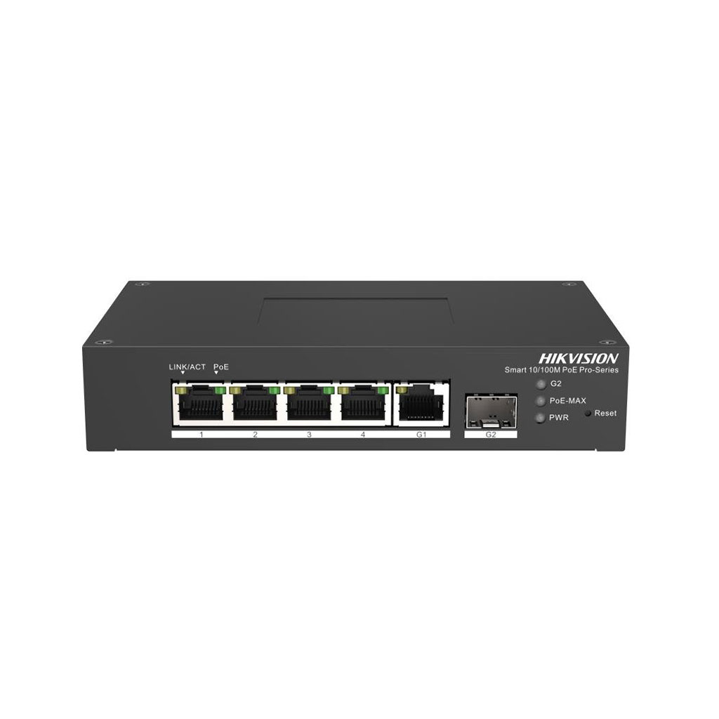 Hikvision Промышленный 4-портовый управляемый коммутатор