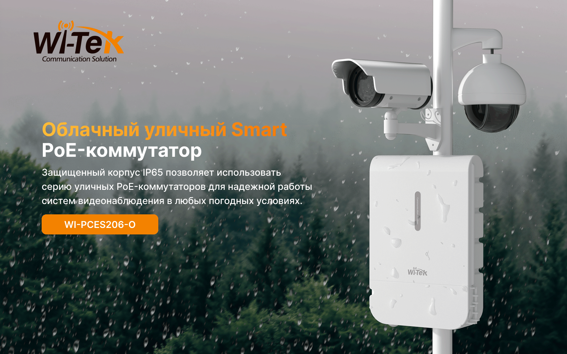 Poe-коммутатор Wi-Tek WI-PCES206-O