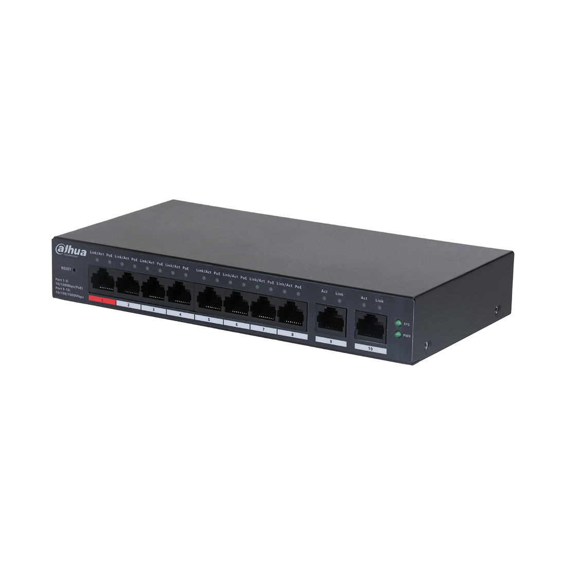 Dahua Коммутатор Dahua DH-CS4010-8ET2GT-110