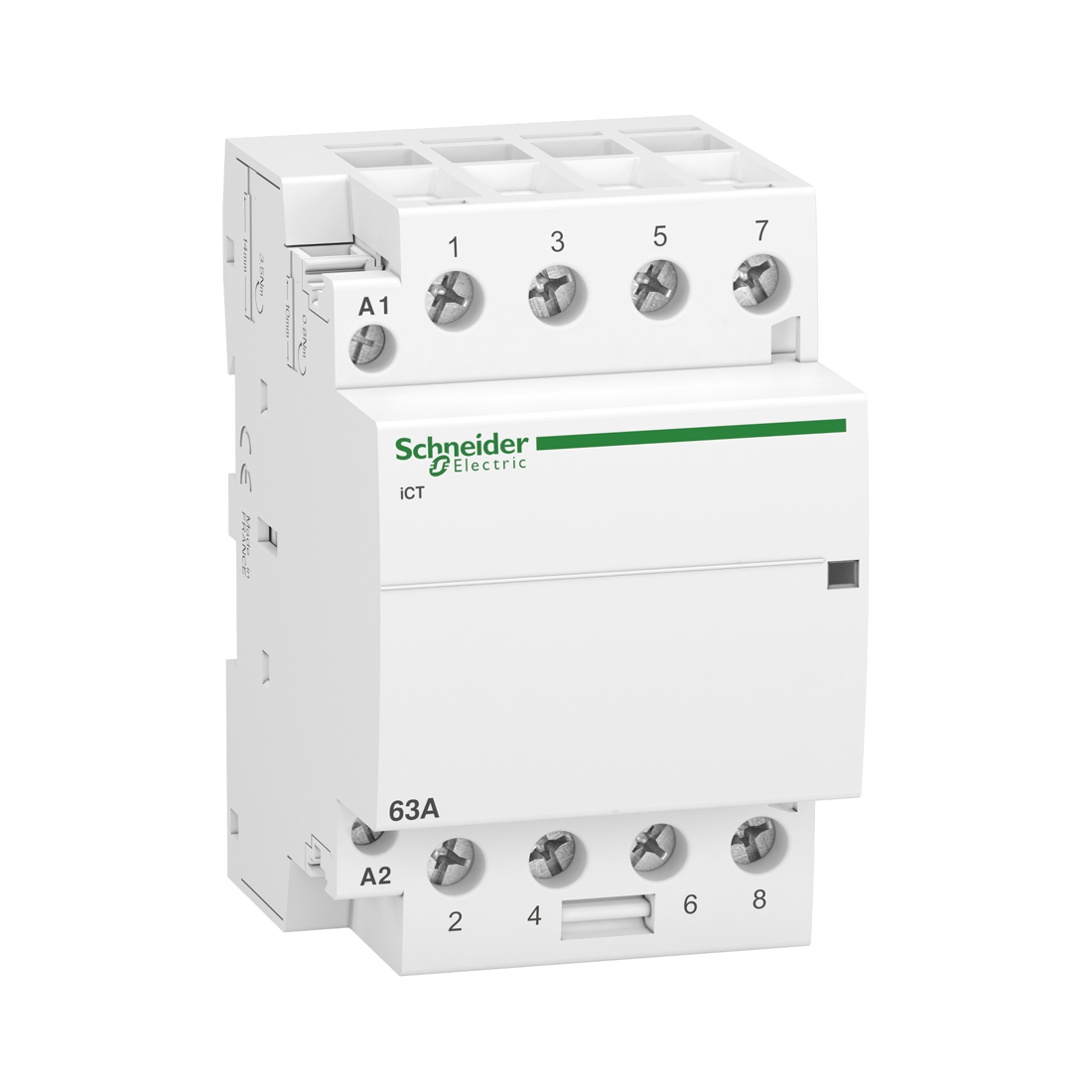 Schneider Electric Контактор модульный SE A9C20864 iCT63A 4НО 220/240В АС 50ГЦ