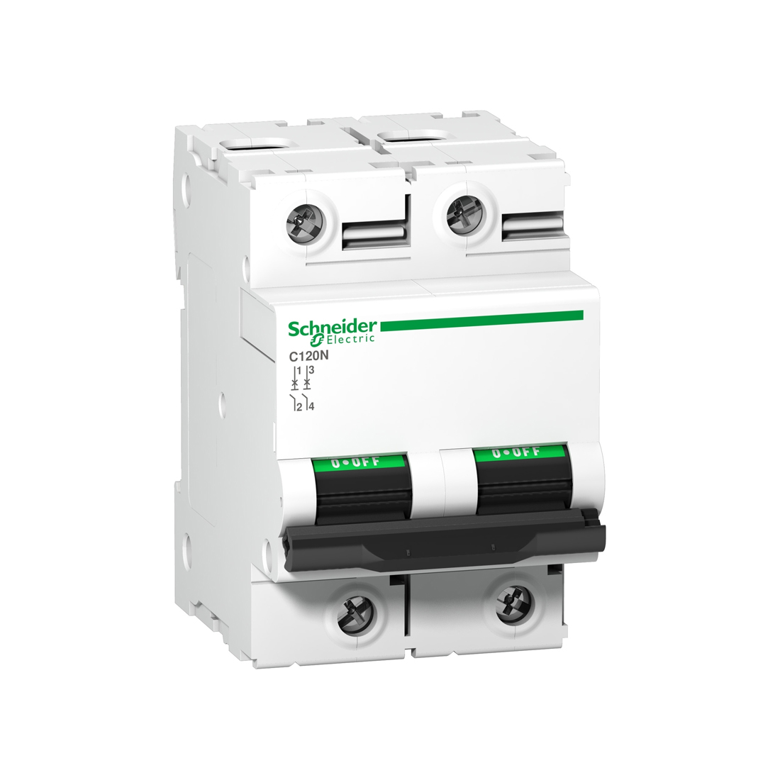Schneider Electric Автоматический выключатель SE A9N18360 C120N 2P 63A 10кА