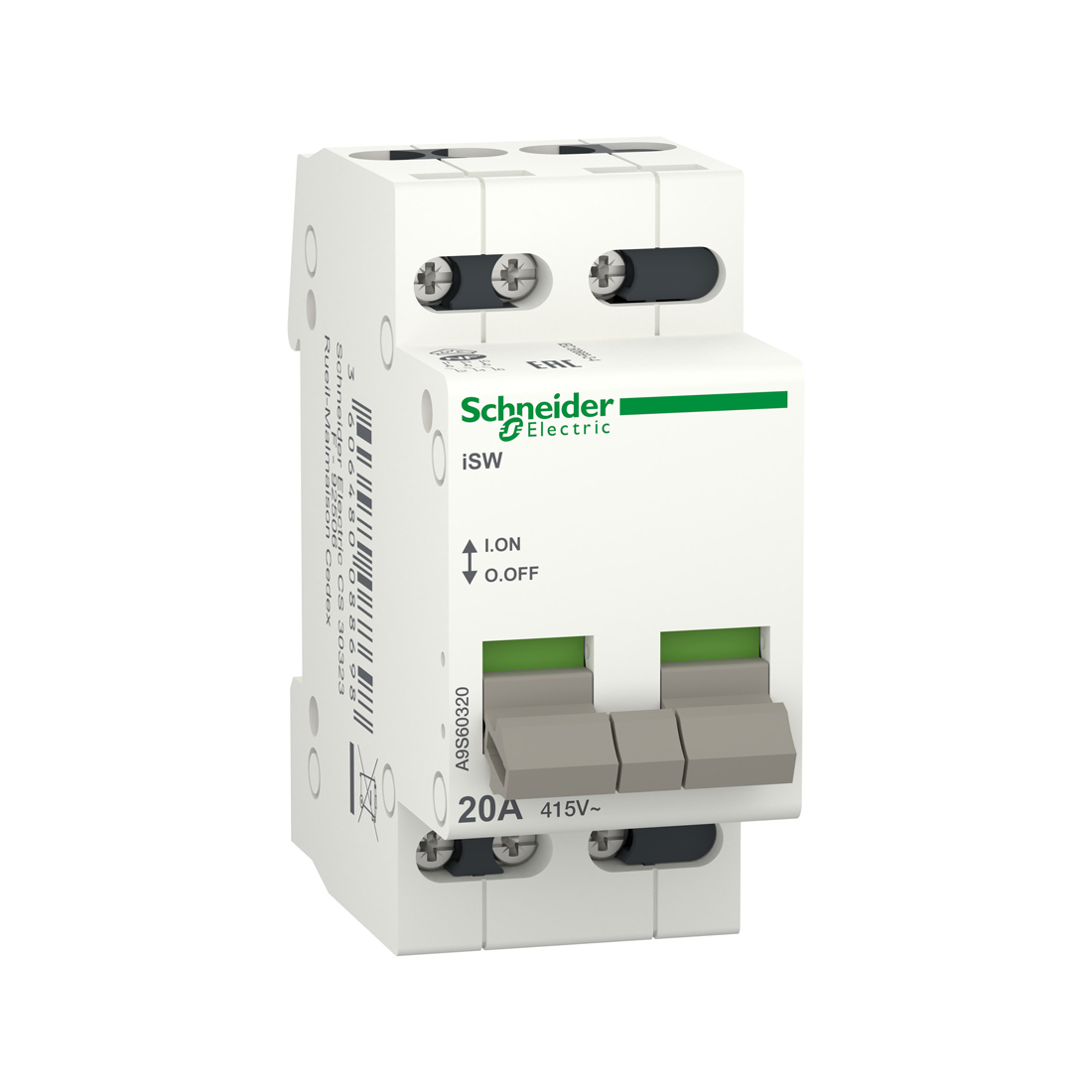 Schneider Electric Выключатель нагрузки SE A9S60320 iSW 3П 20A