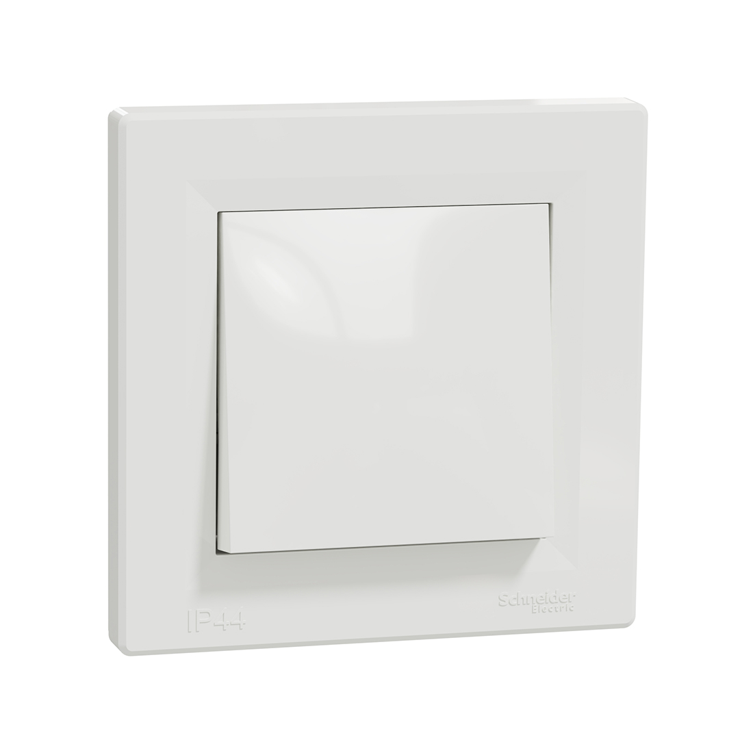 Schneider Electric Выключатель одноклавишный SE EPH0100221 Asfora 10AX IP44 в сборе быстрозажим. клеммы белый